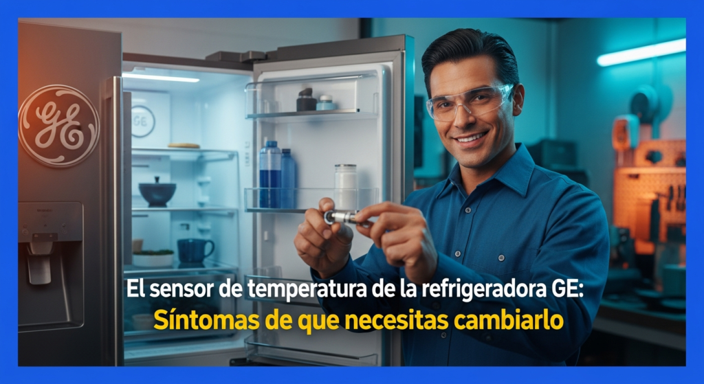 El sensor de temperatura de la refrigeradora GE: Síntomas de que necesitas cambiarlo.